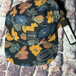 Stance Floral Adjustable Hat - Black, Yellow, Blue, Orange